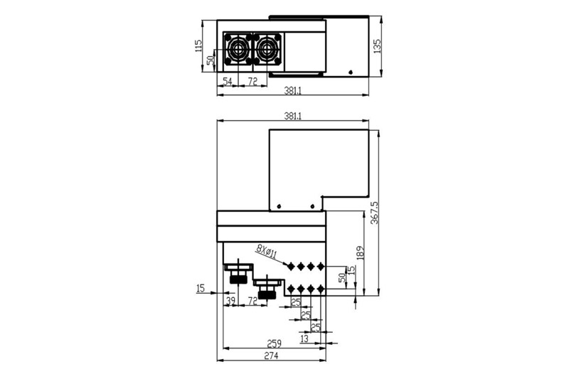 ER32 Double Side MillingDriven Head